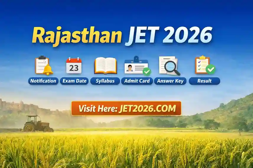 JET 2026 | jetskrau2026.com, Rajasthan JET 2026
