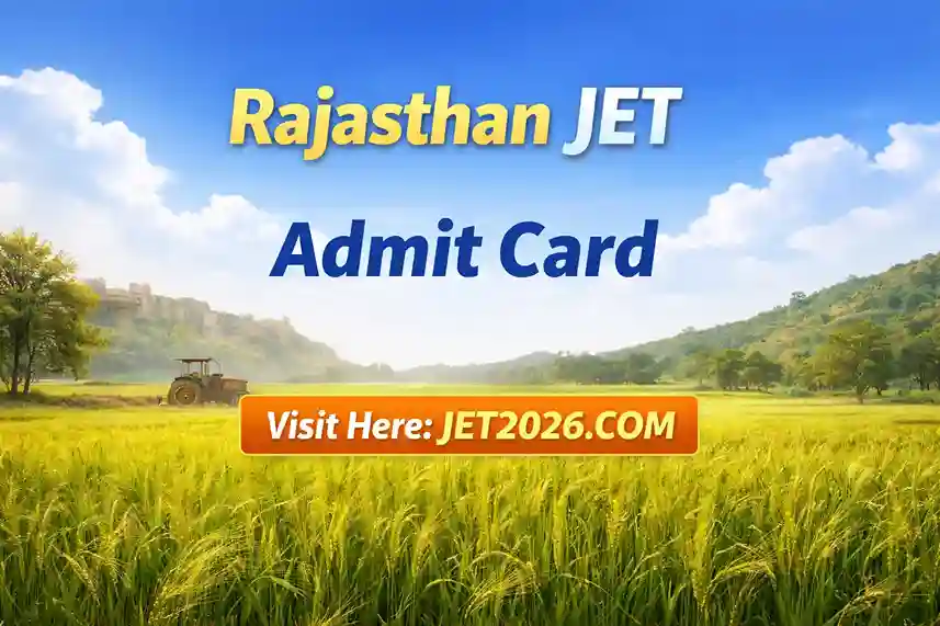 Rajasthan JET Admit Card 2026